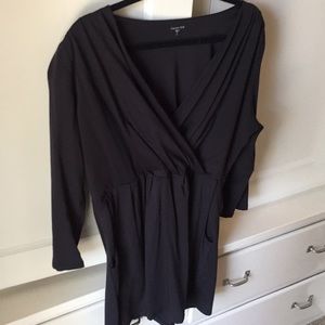 Garnet Hill knit long tunic top